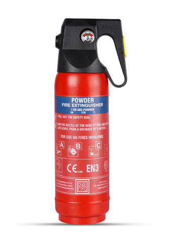 Ceasefire ABC Powder MAP 90 Based Fire Extinguisher (1KG)- 4 Colors